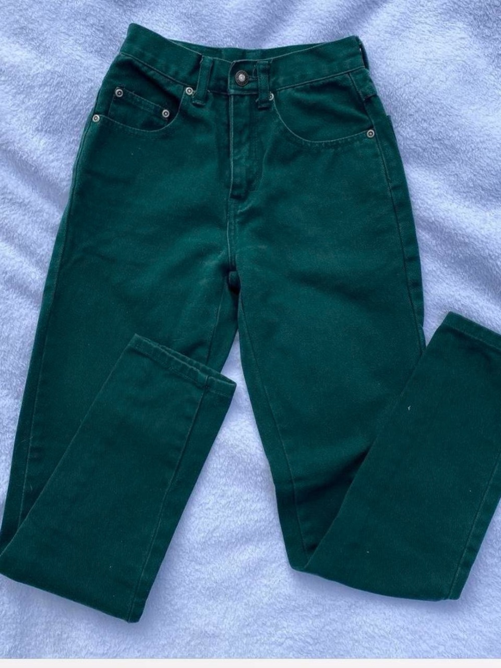 Vintage Green Jeans